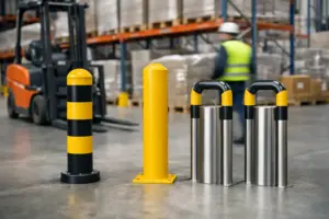 Beste aanrijdpalen voor interne logistiek