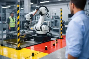 Veiligheidszones rond robots praktisch inrichten