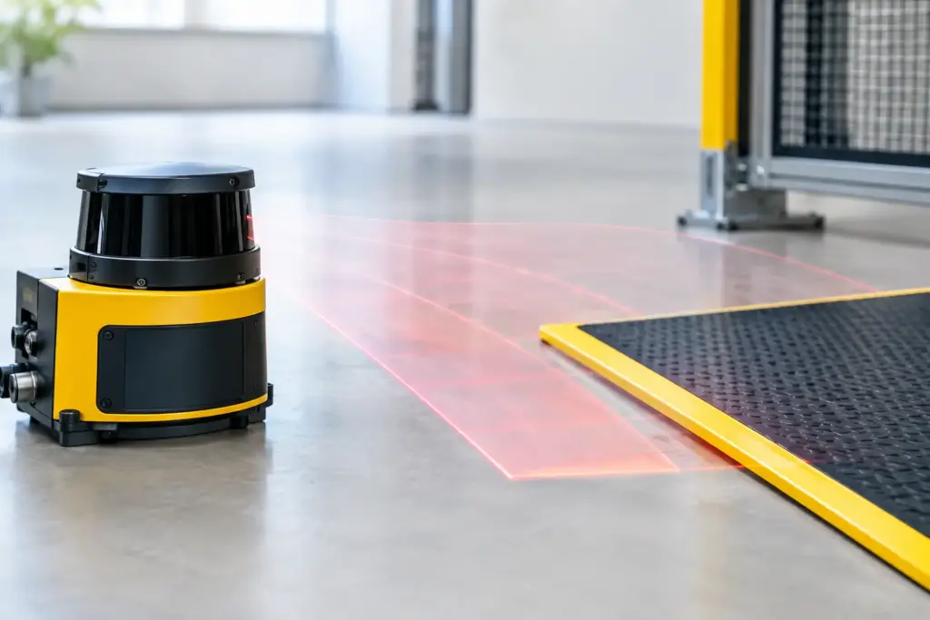 Laserscanner versus veiligheidsmat kiezen