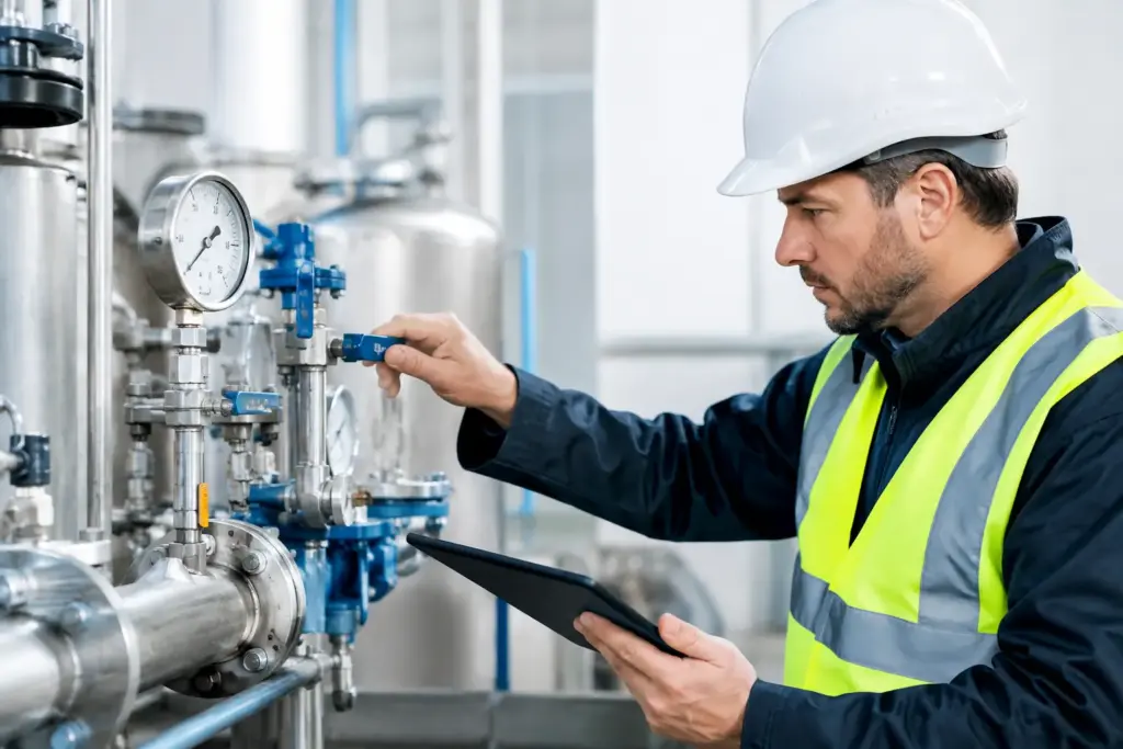 Risicoanalyse voor persinstallaties uitvoeren