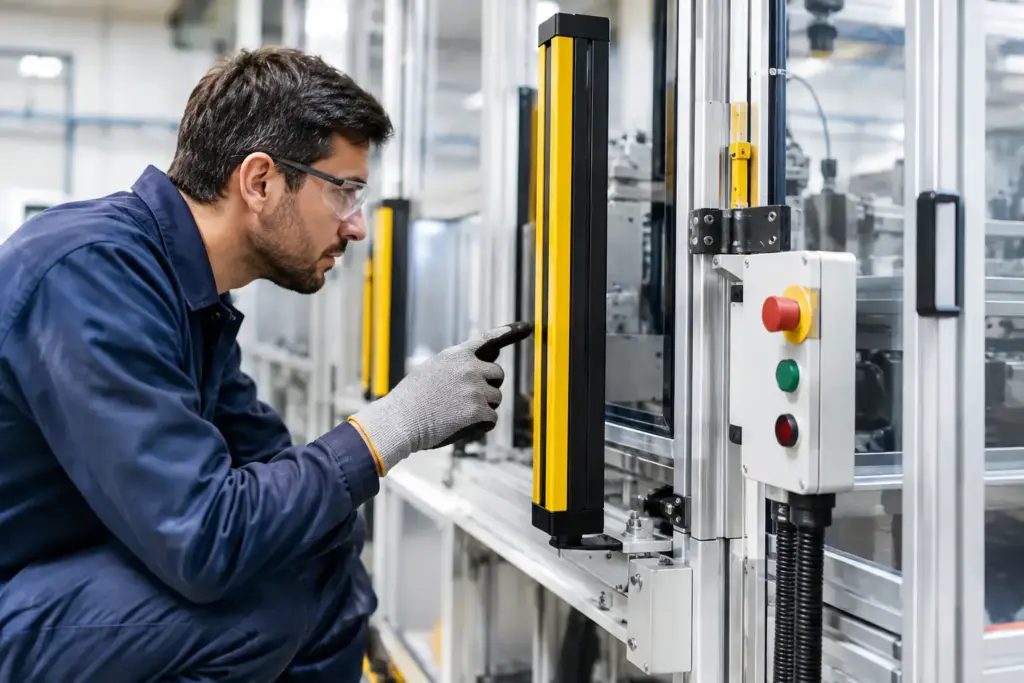 Vijf soorten machinebeveiligingssystemen